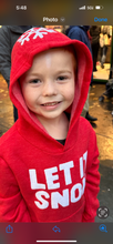 Load image into Gallery viewer, Kids' Let It Snow Fleece Hoodie