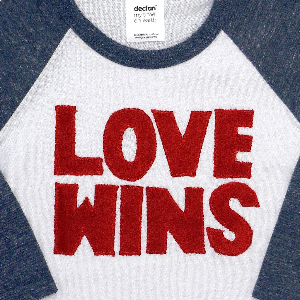 Unisex Love Wins Baseball Tee – Declan