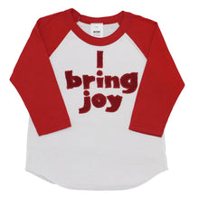 Load image into Gallery viewer, Kid’s I Bring Joy Baseball Tee