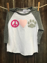 Load image into Gallery viewer, Kids' Animal Lover Baseball Tee
