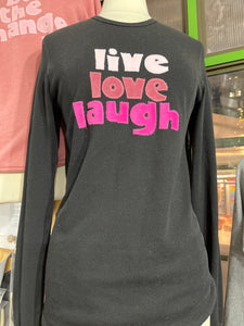 Women's Light Weight Live Love Laugh Thermal