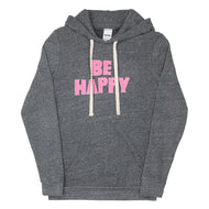 Unisex Be Happy Fleece Hoodie