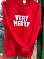 Unisex Very Merry Fleece Sweatshirt