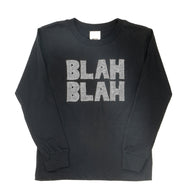 Kids' Blah Blah Long Sleeve Tee