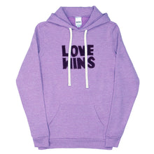 Load image into Gallery viewer, Unisex Love Wins Fleece Hoodie
