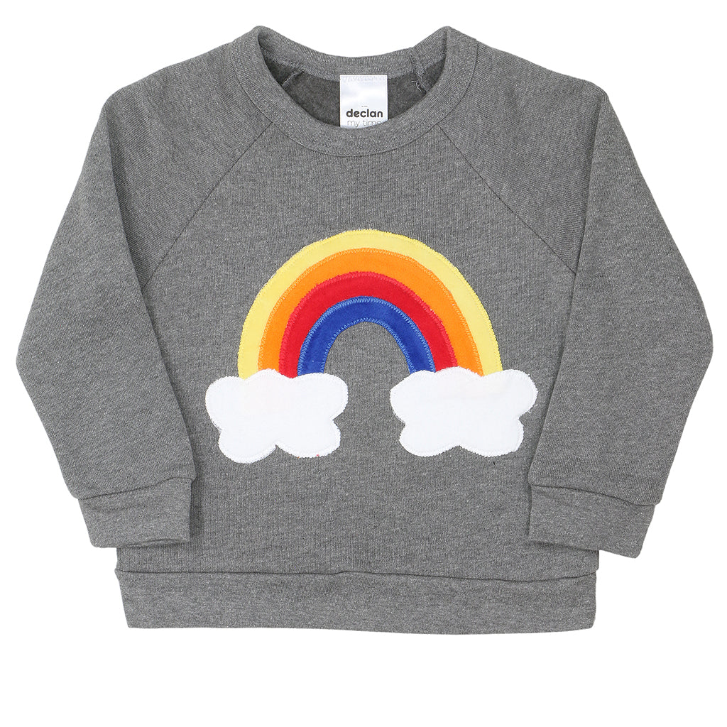 Kids Rainbow Fleece Sweatshirt