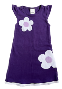 Kid's Flower Flutter Sleeve Dress