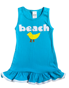 Kids' Beach Chick Ruffle Hem Dress