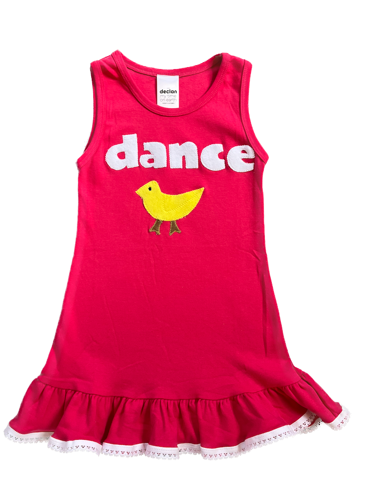 Kids Dance Chick Ruffle Hem Dress