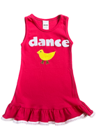 Kids Dance Chick Ruffle Hem Dress