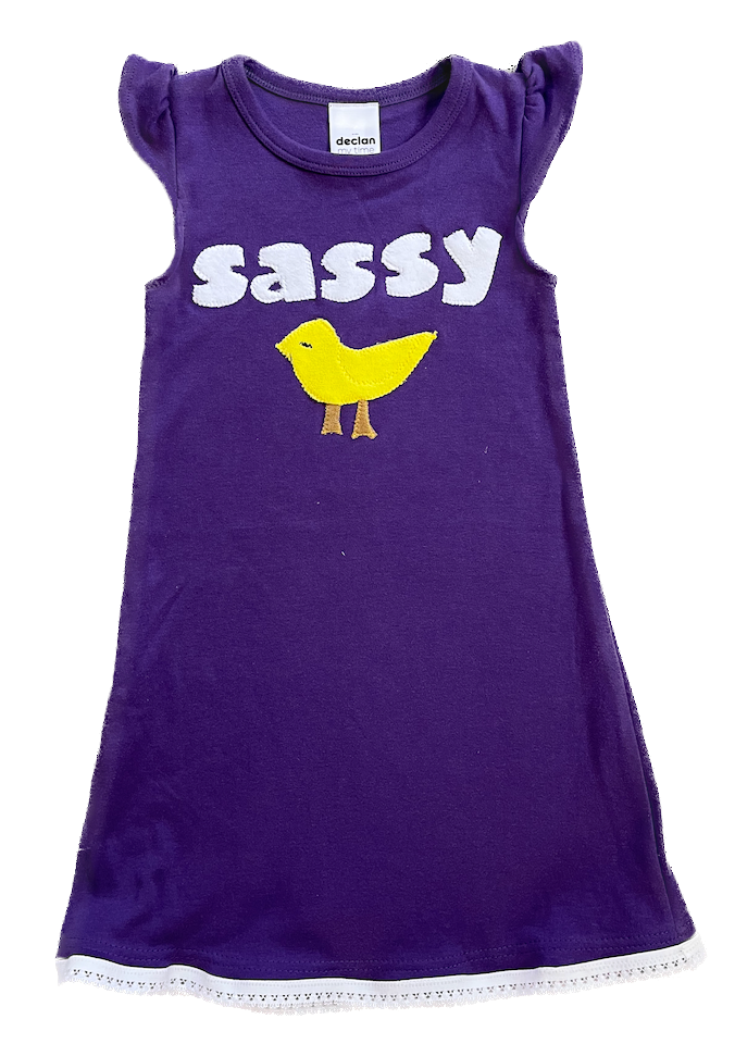 Kids' Sassy Chick Flutter Sleeve Dress