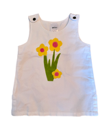 Kids Linen Flower Dress