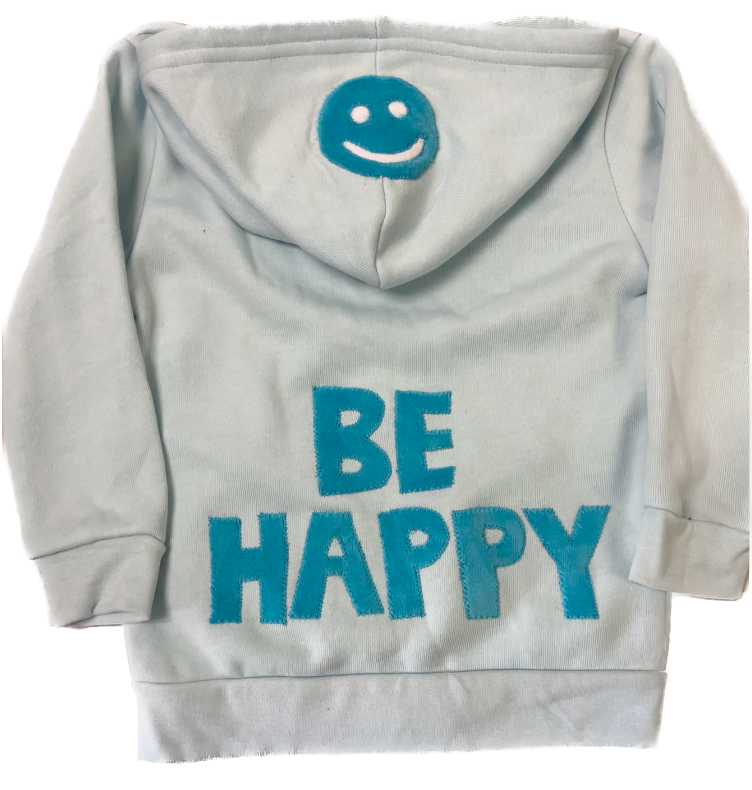 Kid's Be Happy Fleece Sweatshirt