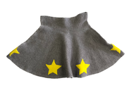 Kid's Yellow Star Skater Skirt
