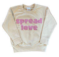 Kid's spread love Fleece Sweatshirt