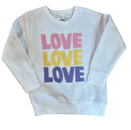 Kid's LOVE LOVE LOVE Fleece Sweatshirt