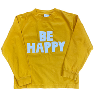 Kid's BE HAPPY Long Sleeve Tee