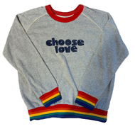 Unisex choose love Fleece Sweatshirt