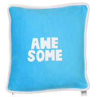 AWEOME/FEAR LESS Velour Pillow