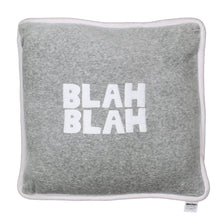 Load image into Gallery viewer, GOOD VIBES/ BLAH BLAH Velour Pillow
