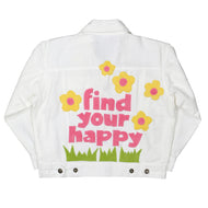 Kids Find Your Happy Linen Jacket