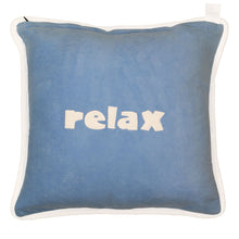 Load image into Gallery viewer, HANGRY/relax Velour Pillow
