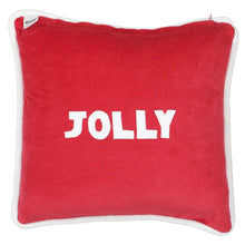 Load image into Gallery viewer, JOLLY/grumpy Velour Pillow
