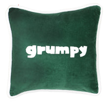 Load image into Gallery viewer, JOLLY/grumpy Velour Pillow

