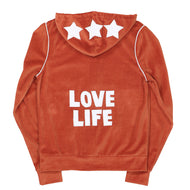 Women's Love Life Velour Jacket