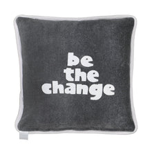 Load image into Gallery viewer, you matter/be the change Velour Pillow
