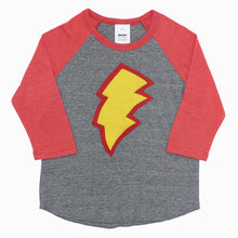 Load image into Gallery viewer, Kids&#39; Bolt Baseball Tee
