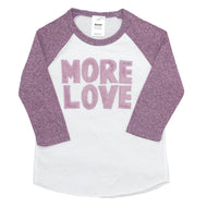 Kids' More Love Baseball Tee